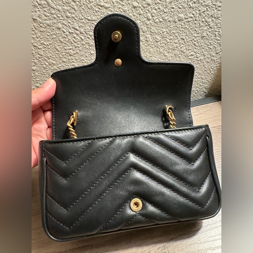 Gucci Marmont super mini (black) - Picture 3 of 6